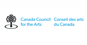 The logo for the Canada Council for the Arts, including a stylized image of a tree